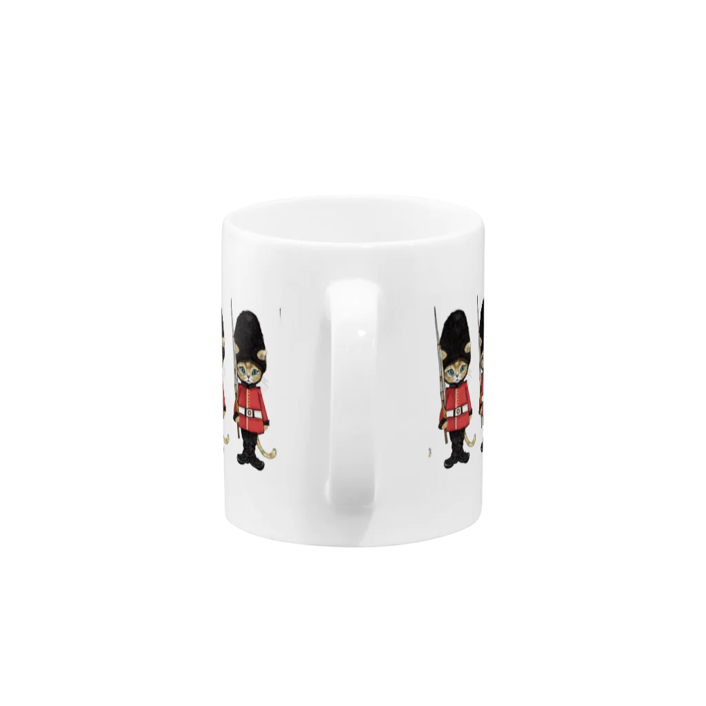 Ringo - Ring a Ring o' Roses　at SUZURIのロンドンキャット Mug :handle