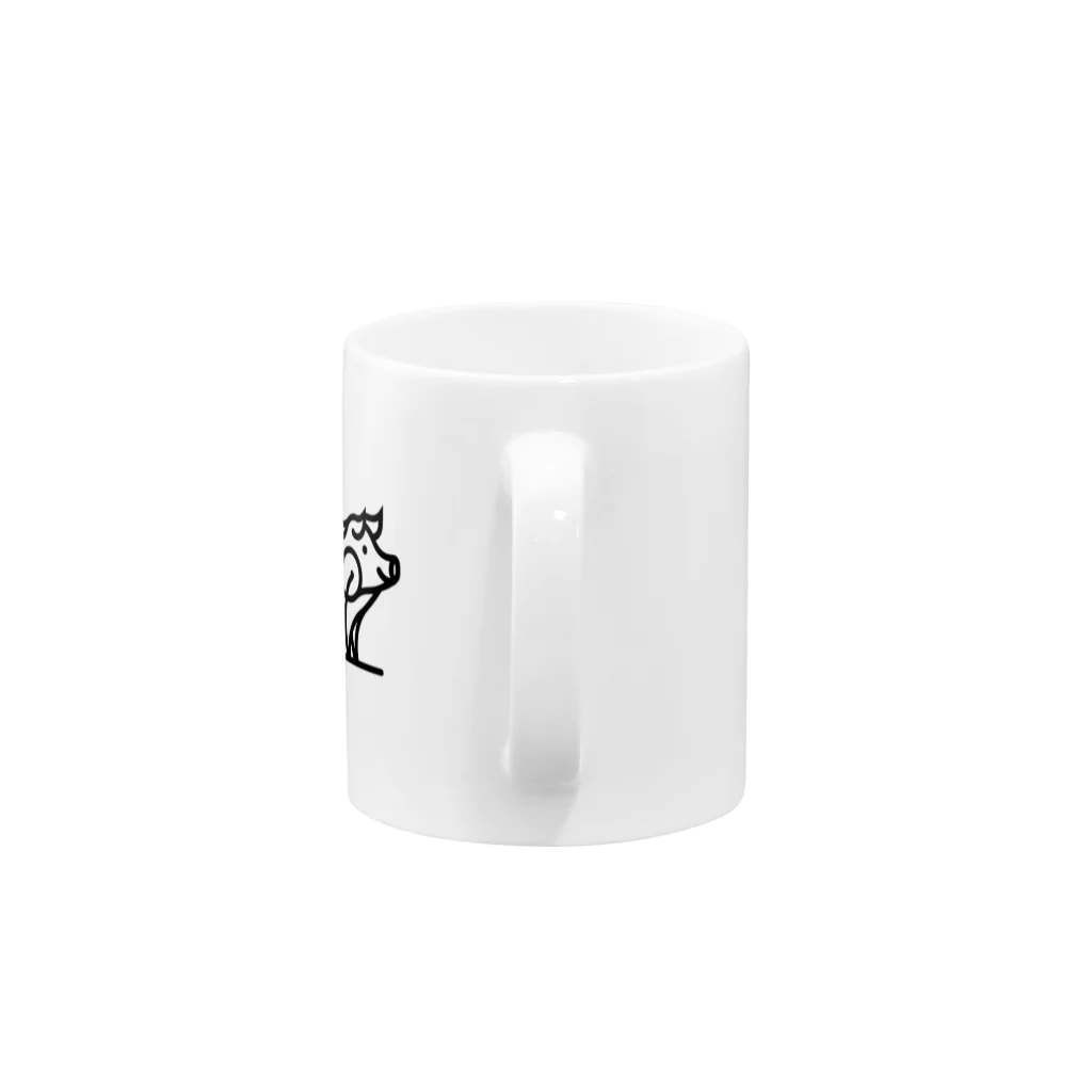 Bebezoの豚 Mug :handle