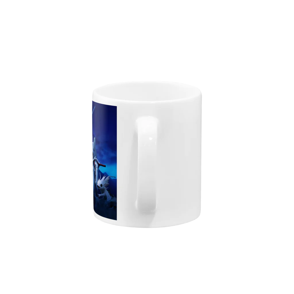 ZENJYAの怪物を操縦する子供 Mug :handle