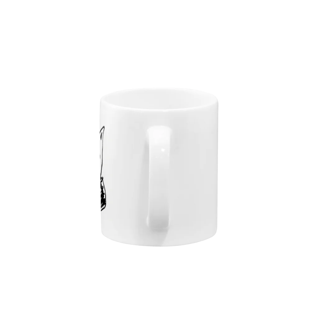 KURONECORDのずんぼねこ Mug :handle