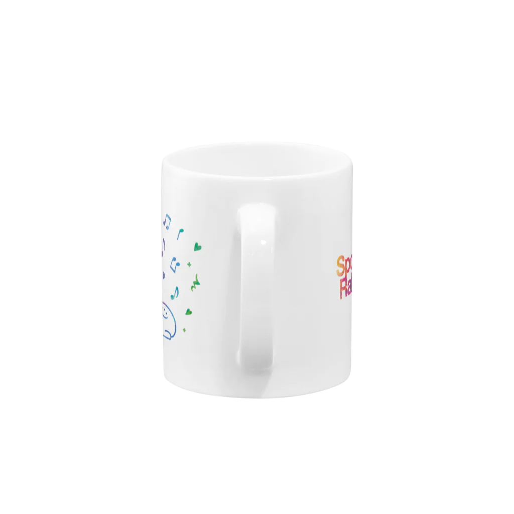 千秋ちゃんデザイン ガラスマグカップ ニディガ東西POPUPSTORE】マグカップ（チラ見） | NEEDY GIRL