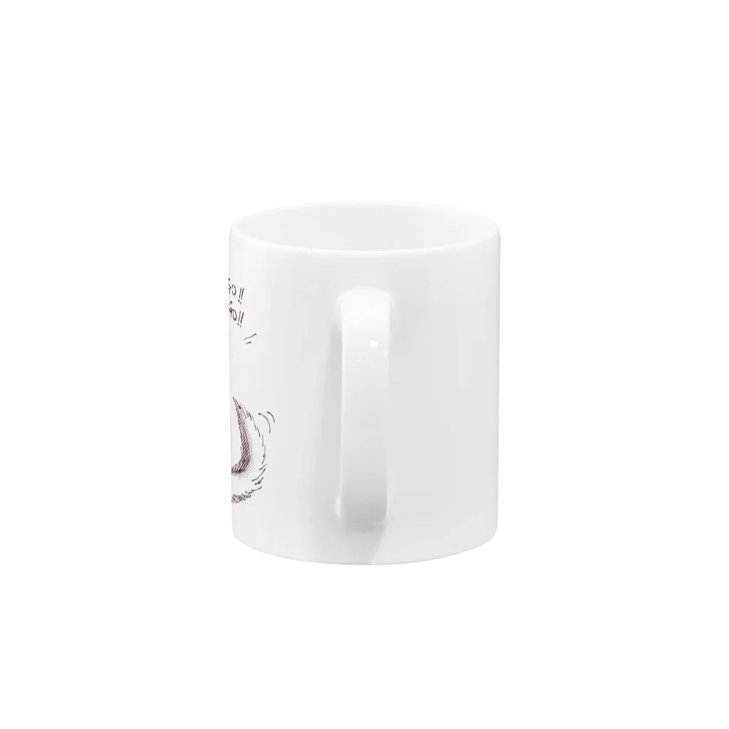 wawacomet*のセナカビジンリス Mug :handle