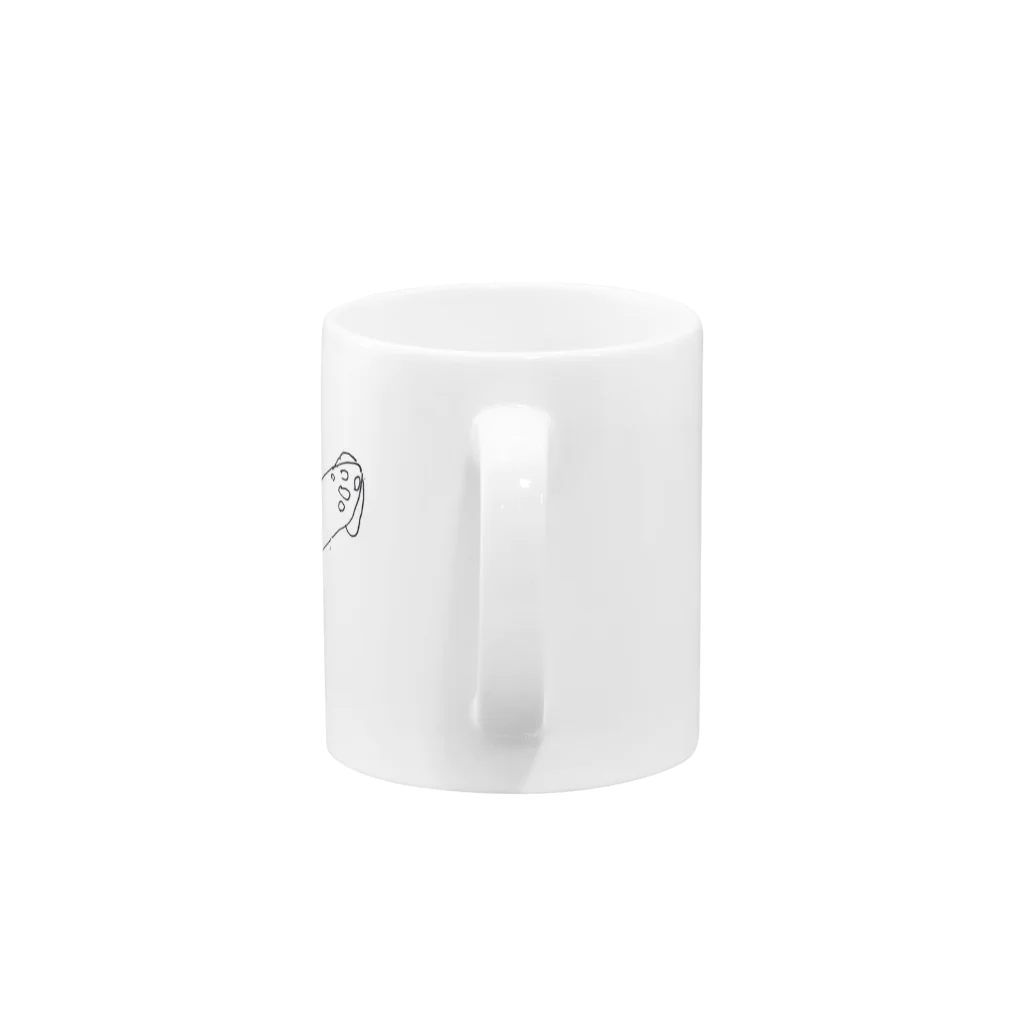 109さんの父の落書きシリーズ Mug :handle