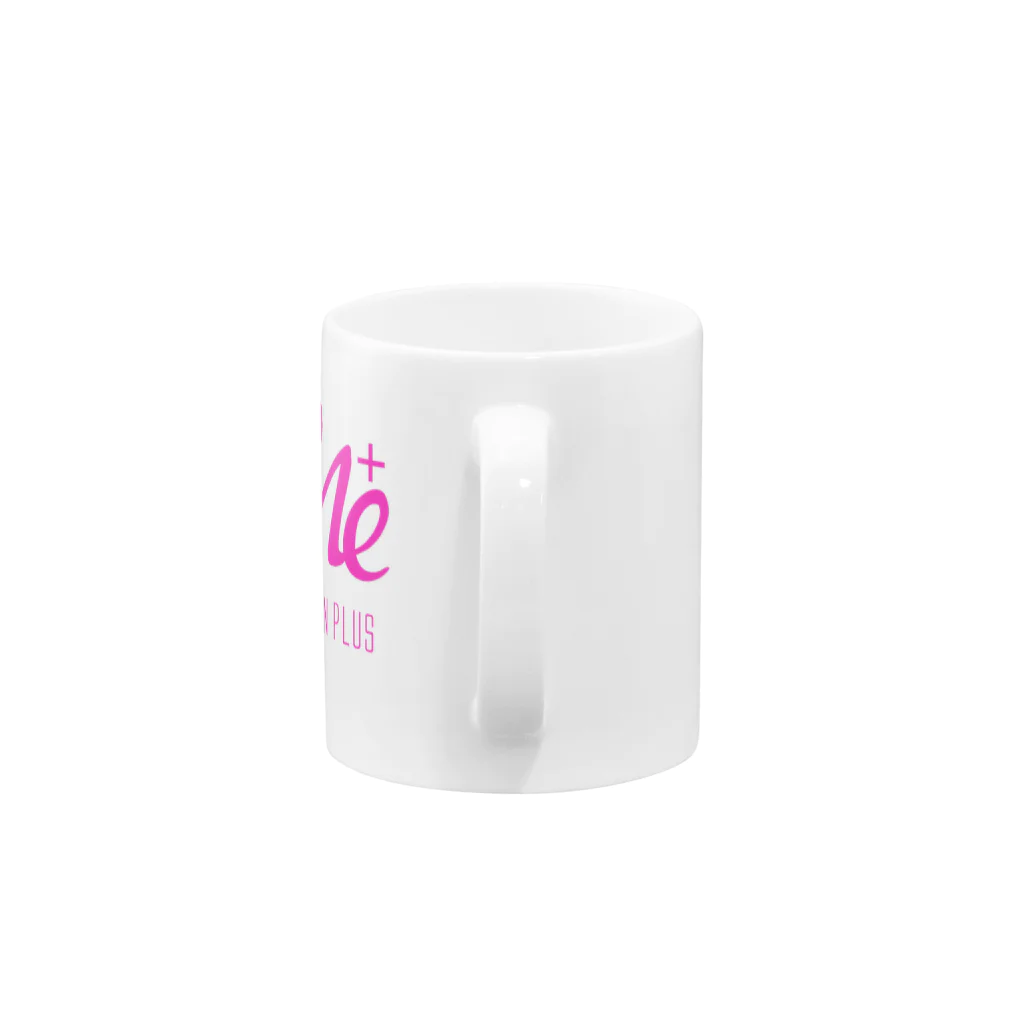 「BLACKPINK」のMESARION＋ロゴ　文字切り抜きVer（ピンク） Mug :handle