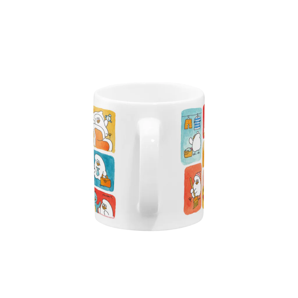 mugny shopのある一日 Mug :handle