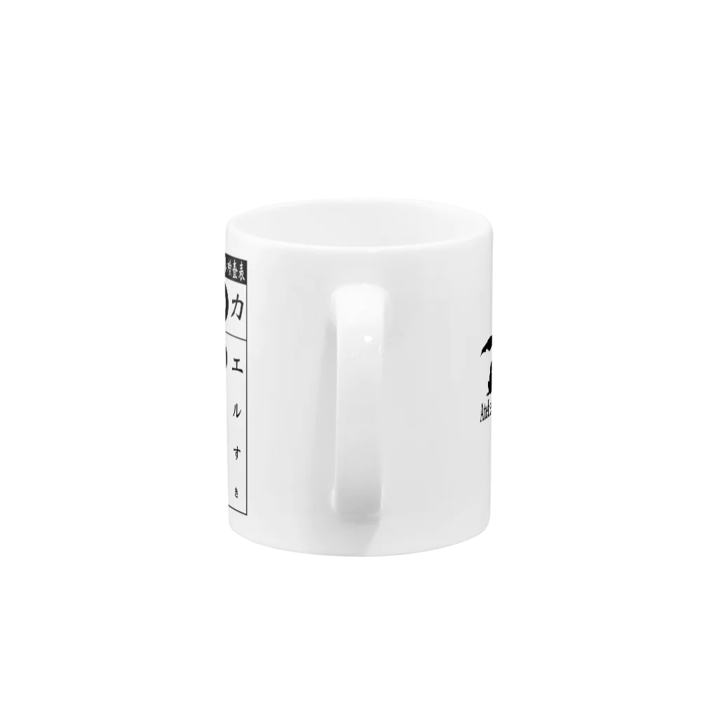 アトリエアイリスのカエル検査表 Mug :handle