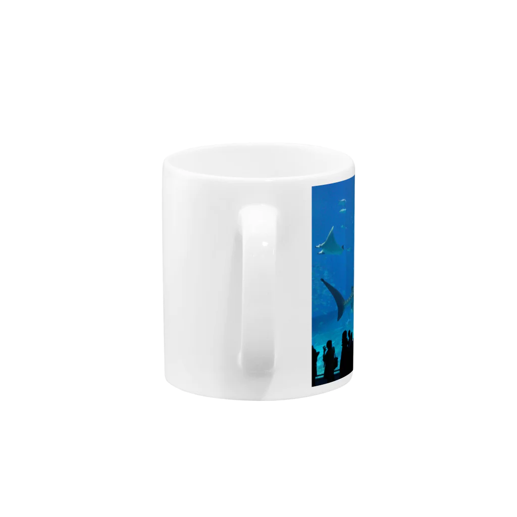 ジンベイジンベイザメのジンベイ&ジンベイ Mug :handle