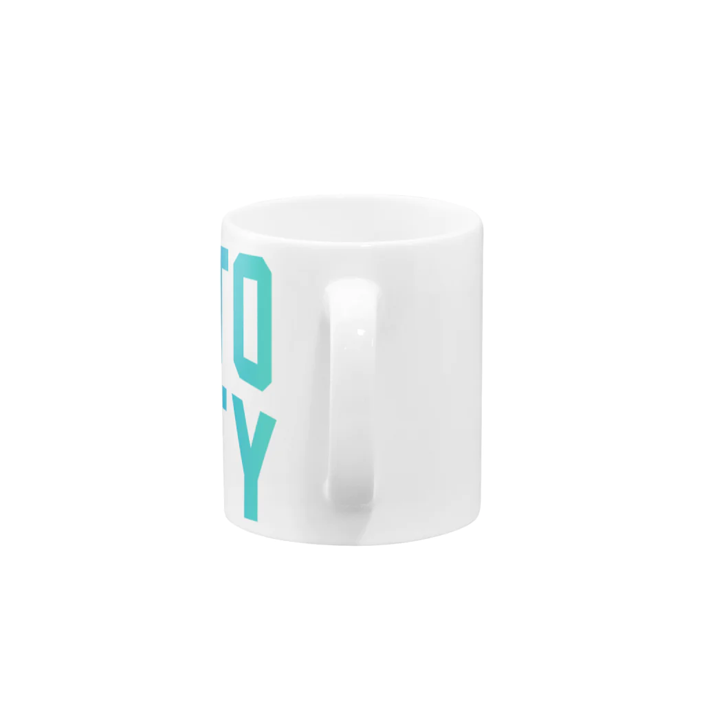 JIMOTOE Wear Local Japanの水戸市 MITO CITY Mug :handle
