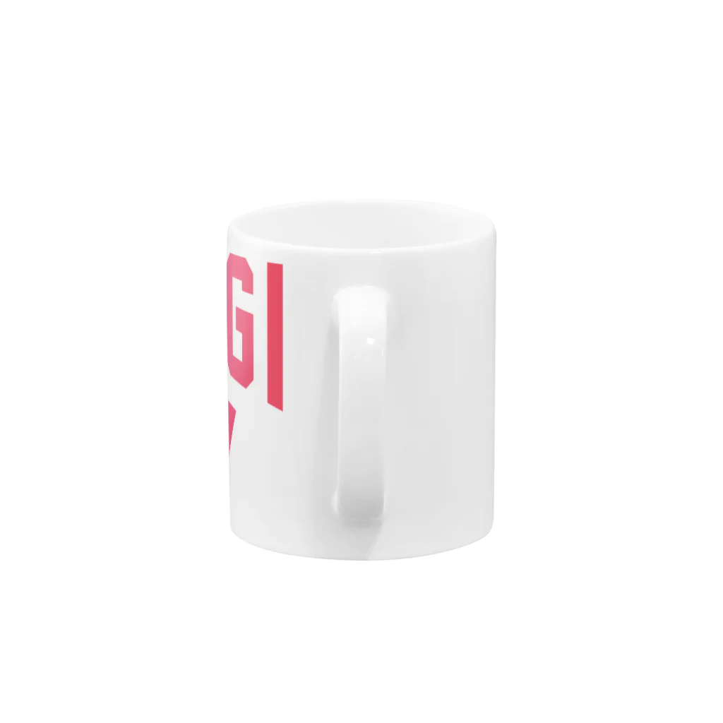 JIMOTOE Wear Local Japanの厚木市 ATSUGI CITY Mug :handle