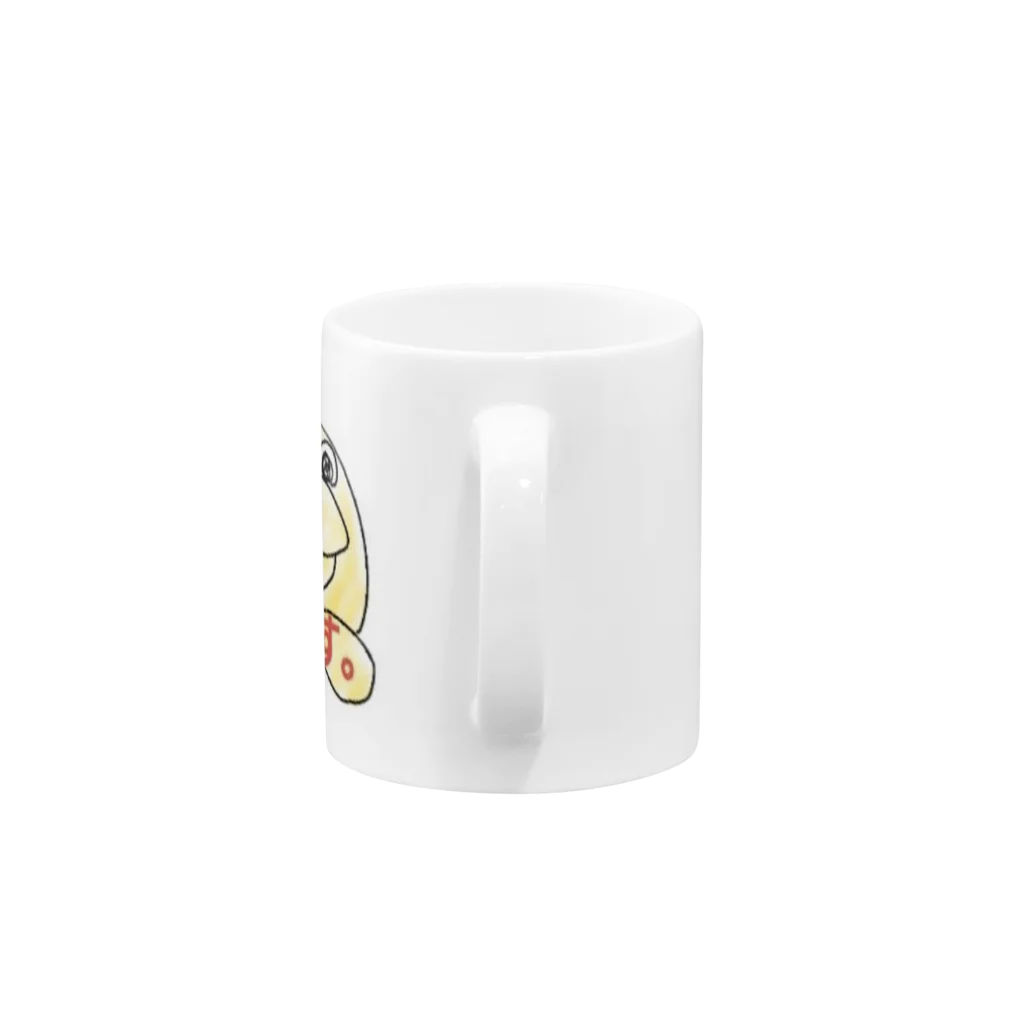 たいやき)3の黄色いあの子の朝ですグッズ Mug :handle