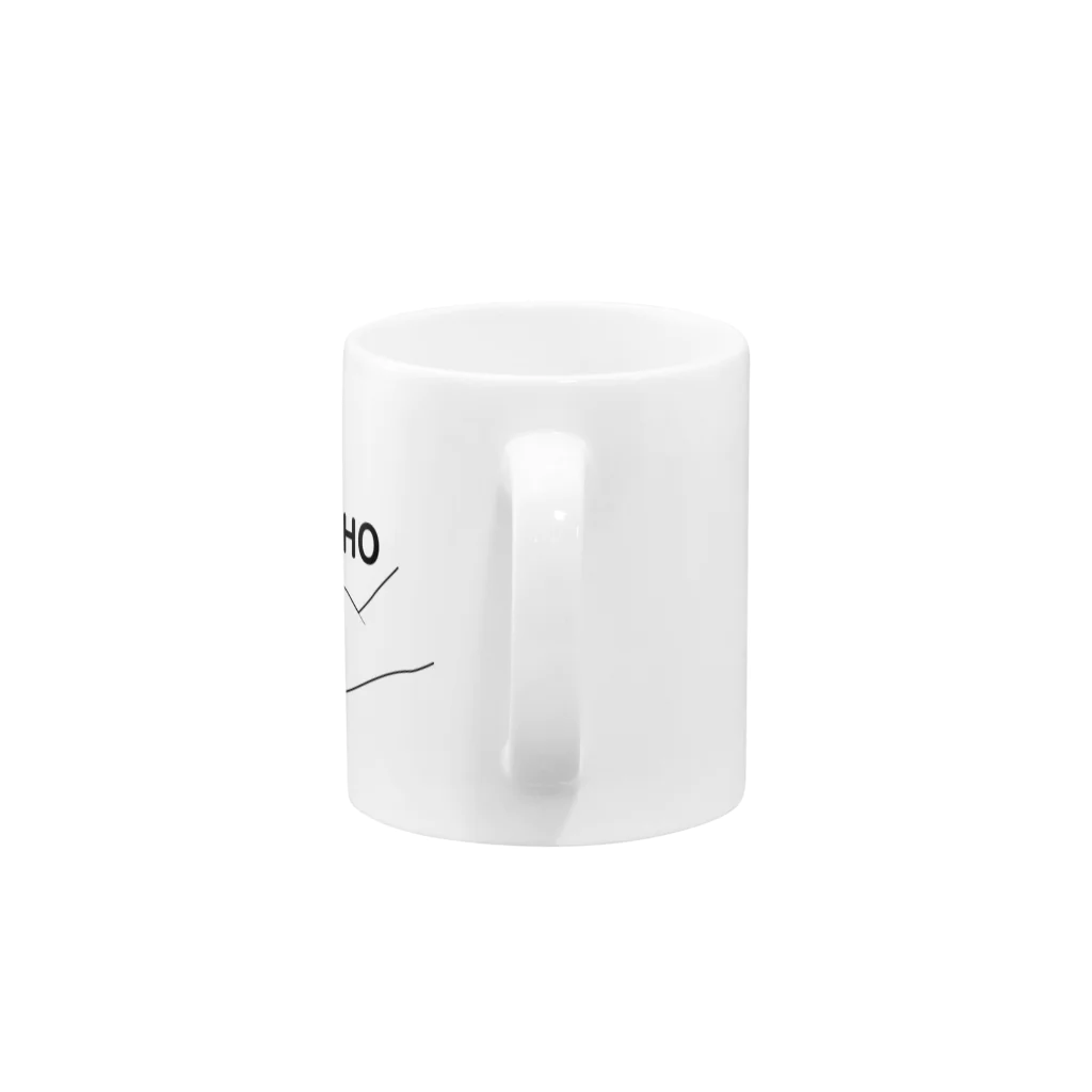 『Nothing Is Real』-- IN SUZURIの仏印h.t.（上品上生・黒文字） Mug :handle