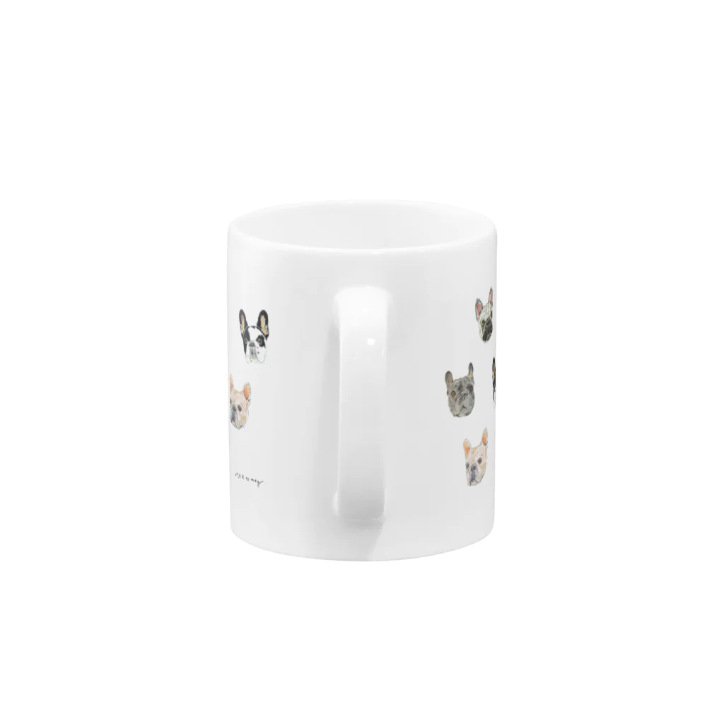 noe_to_meg (ノエとめぐ)のブヒがいっぱい Mug :handle