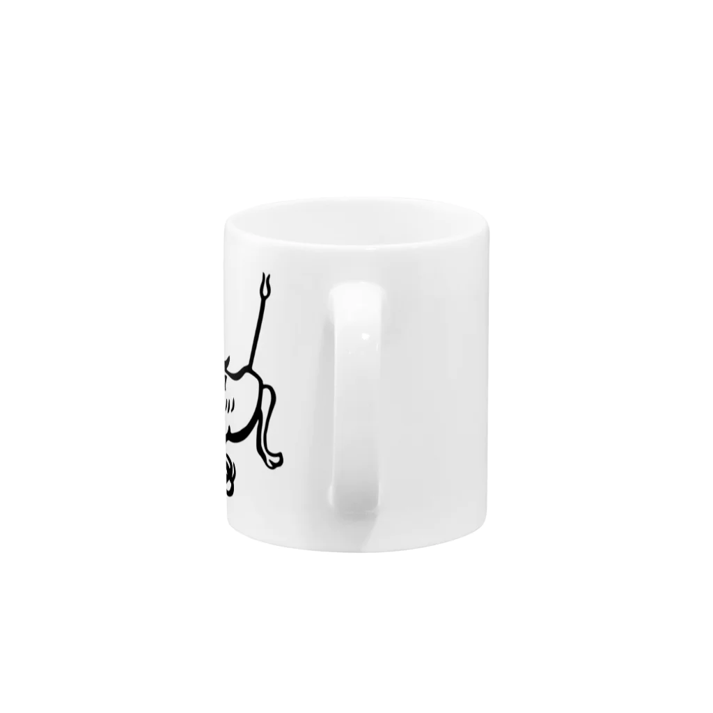 stereovisionの荒ぶる雄牛（Snorting Bull） Mug :handle