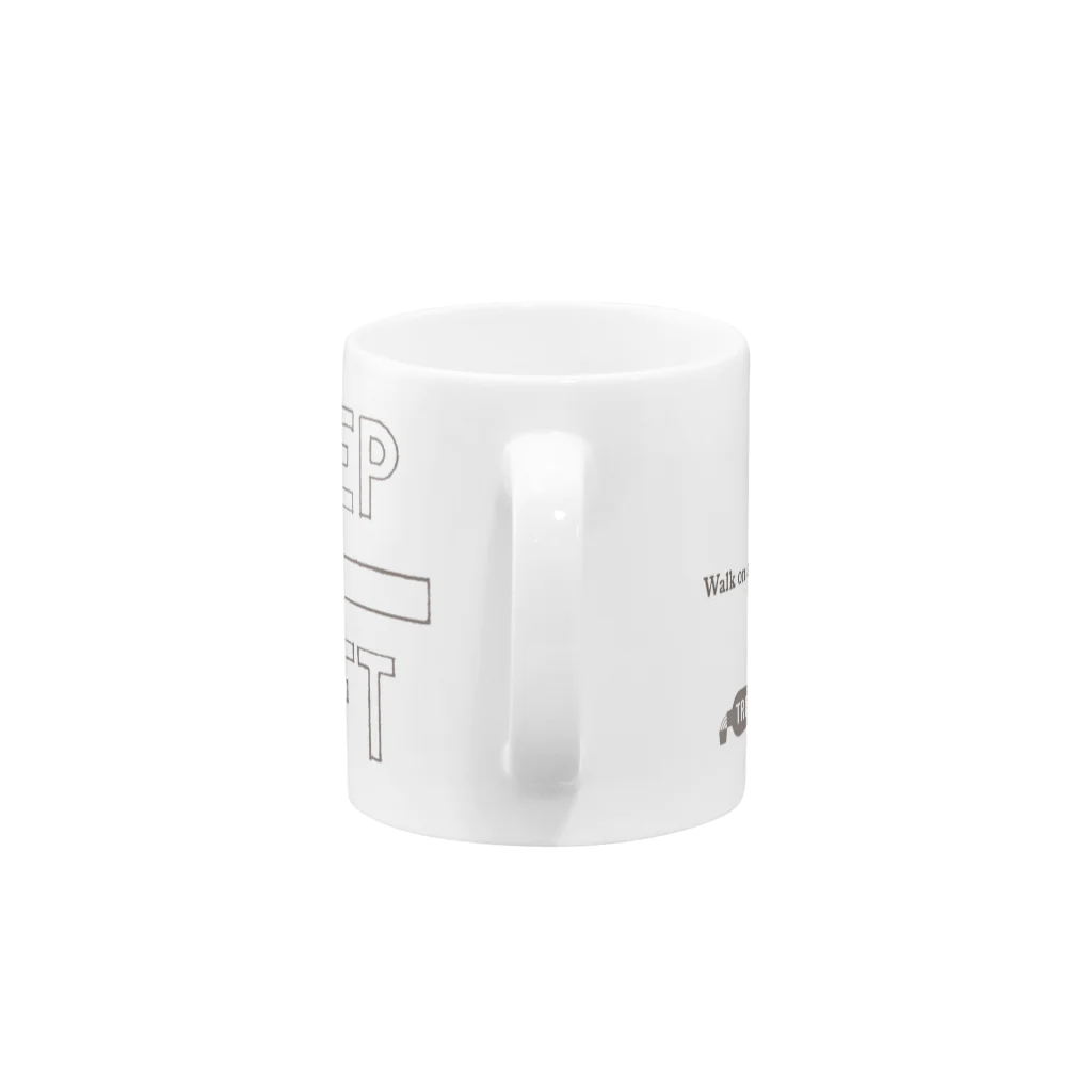 TRINCHのKEEP LEFT Mug :handle