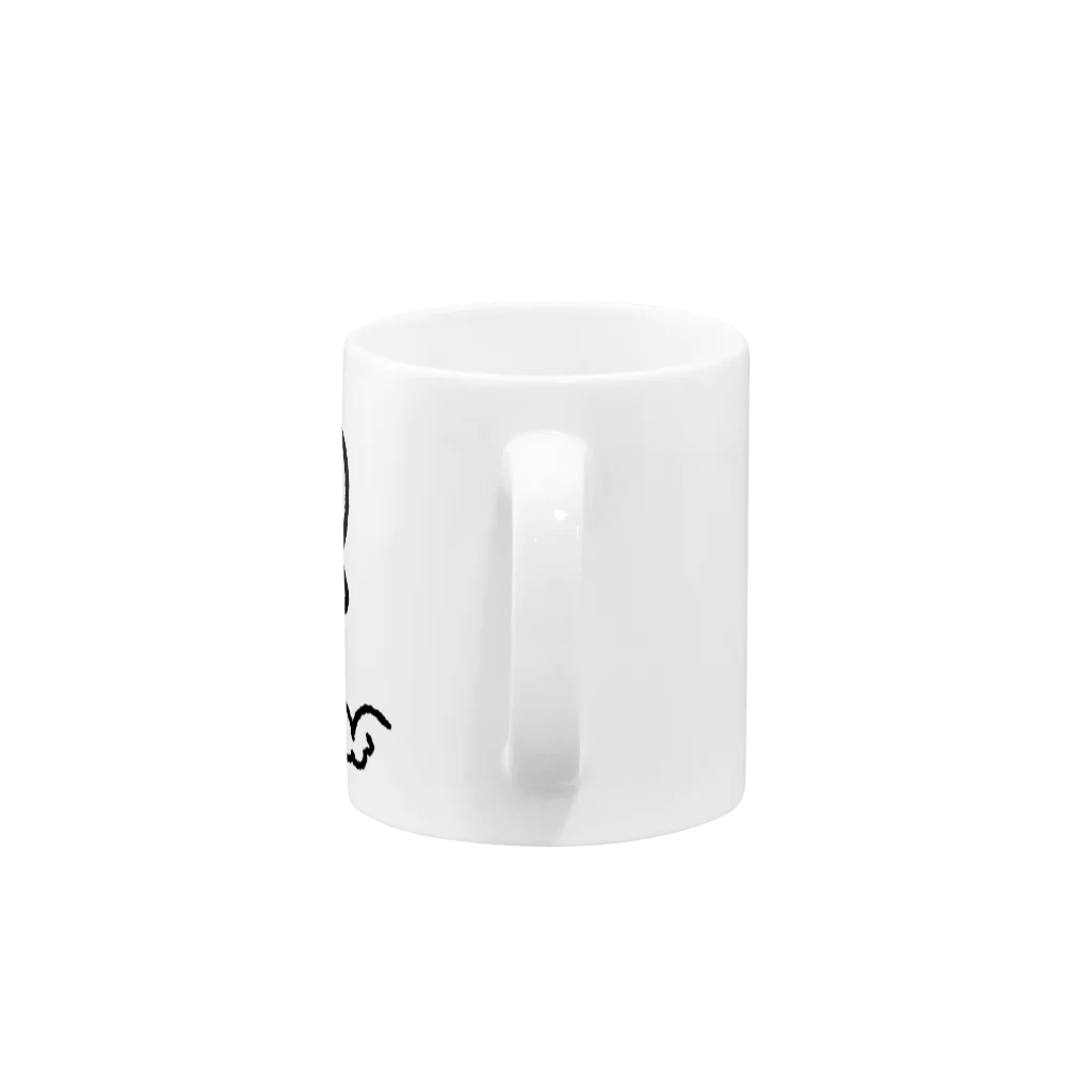 てがきですの屋さんのスキップ２！ 丸さん Mug :handle