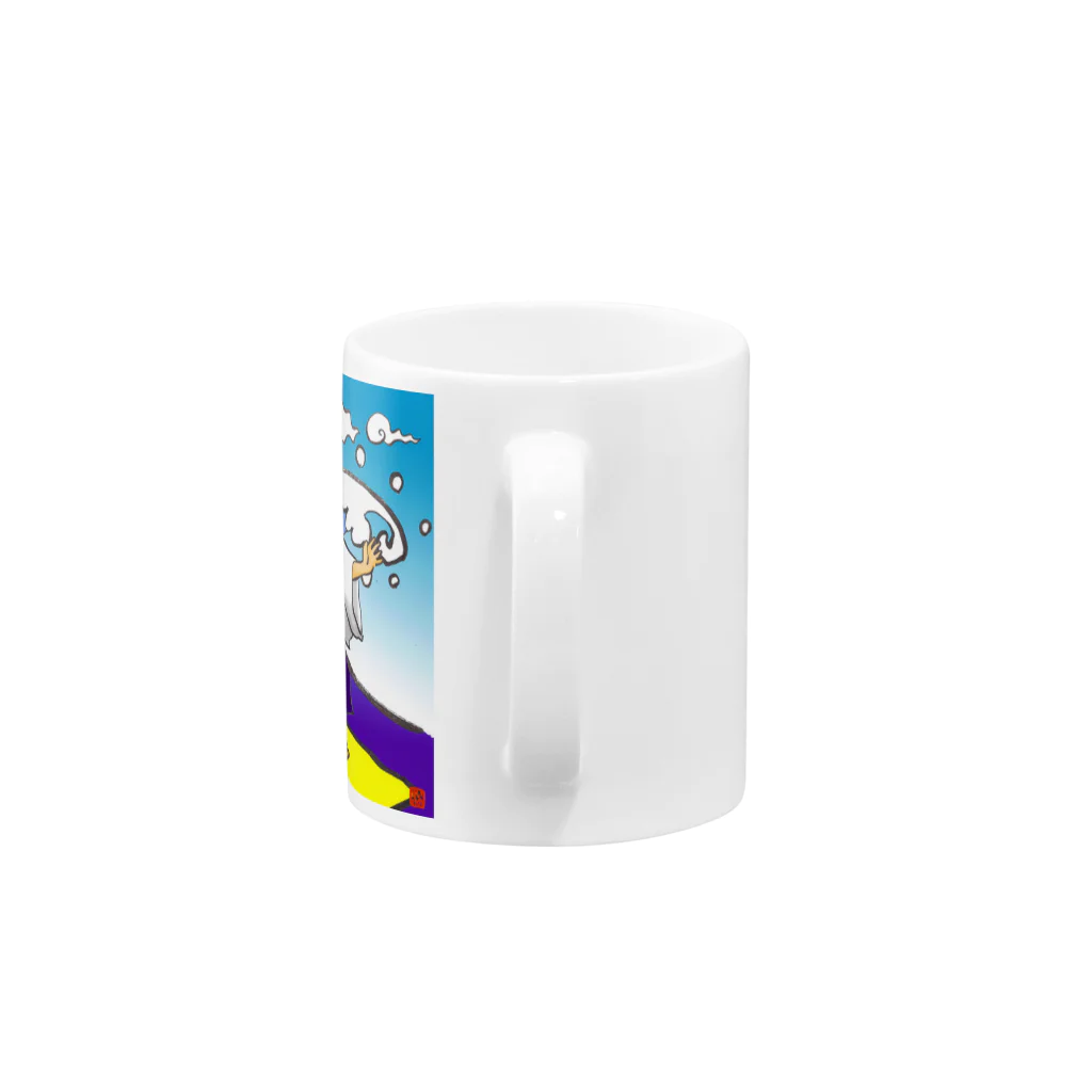 鎹のイノスケの波乗り将軍 Mug :handle