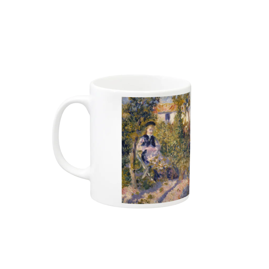 SONOTENI-ARTの016-007　ルノワール　『庭のニニ (ニニ・ロペス)』　マグカップ Mug :left side of the handle
