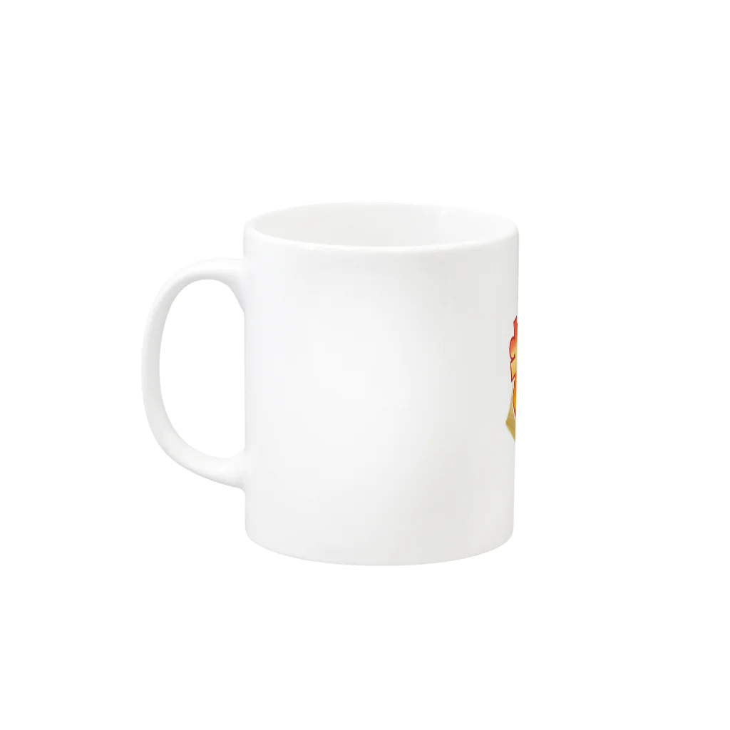 粉もん昌オフィシャルショップの粉もん昌オフィシャルグッズ Mug :left side of the handle