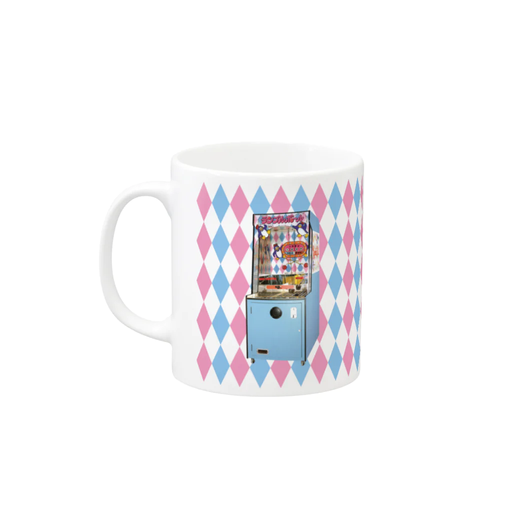 FrogPort（フロッグポート）のこまや ランブルボール Mug :left side of the handle
