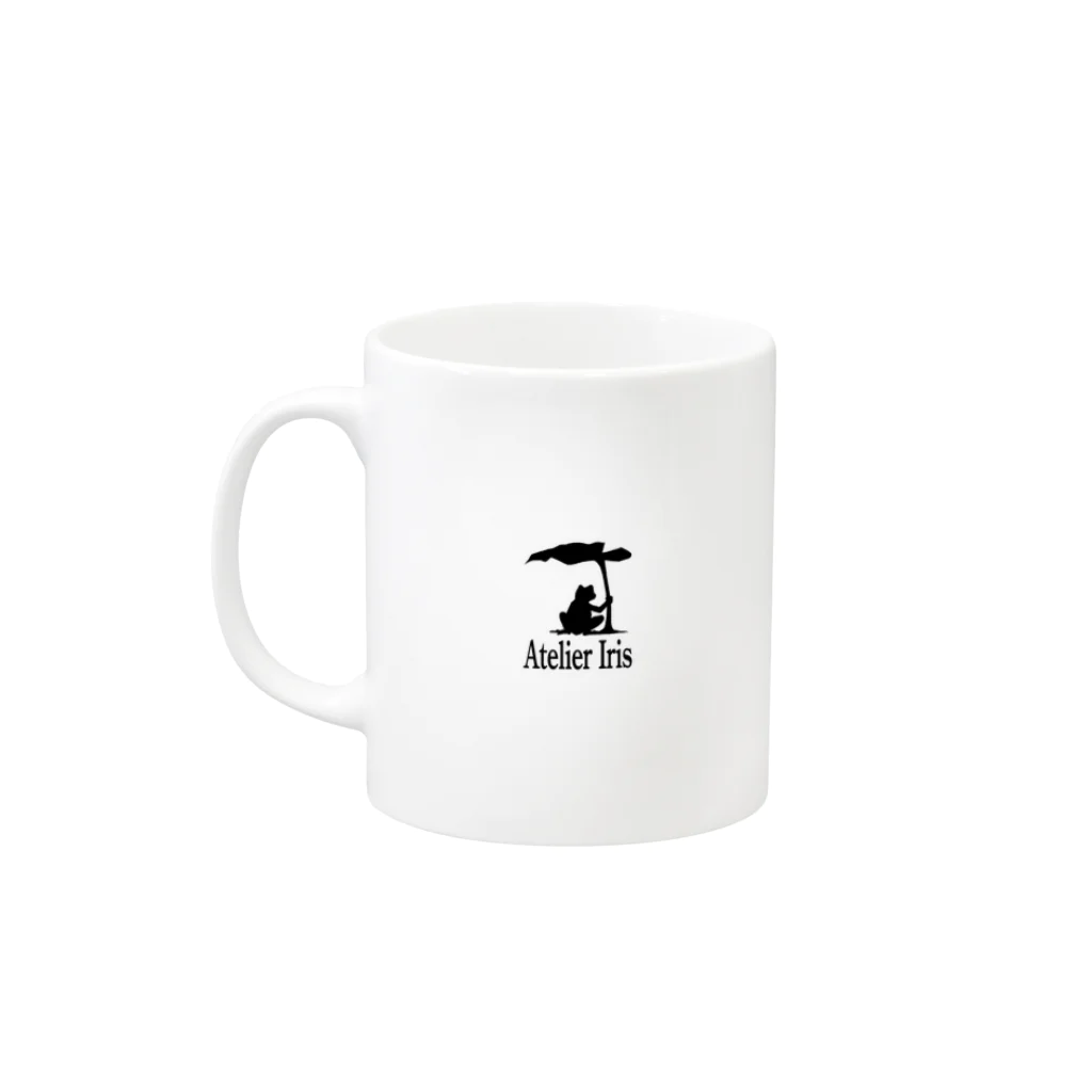 アトリエアイリスのカエル検査表 Mug :left side of the handle