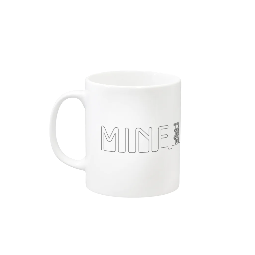 カニデザインのわたしのコールマイン Mug :left side of the handle