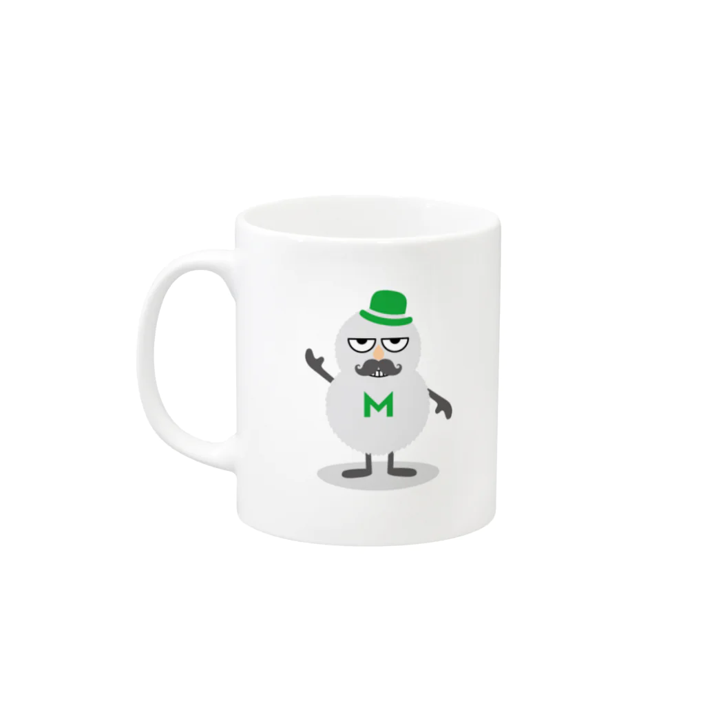 Mohoo！のmohumohu_shiromagu Mug :left side of the handle