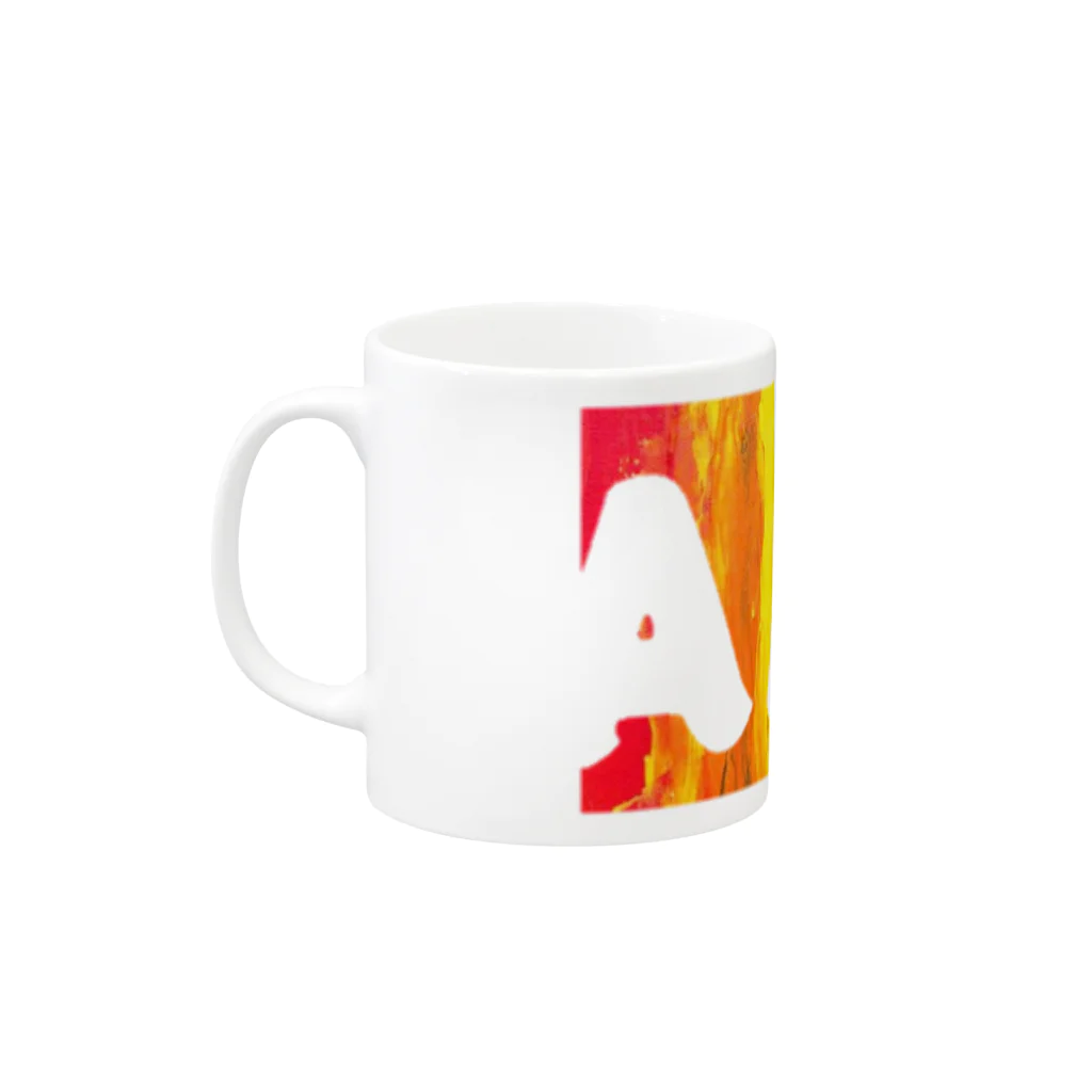 AAOでエイエイオー！のレインボーＡＡＯ Mug :left side of the handle