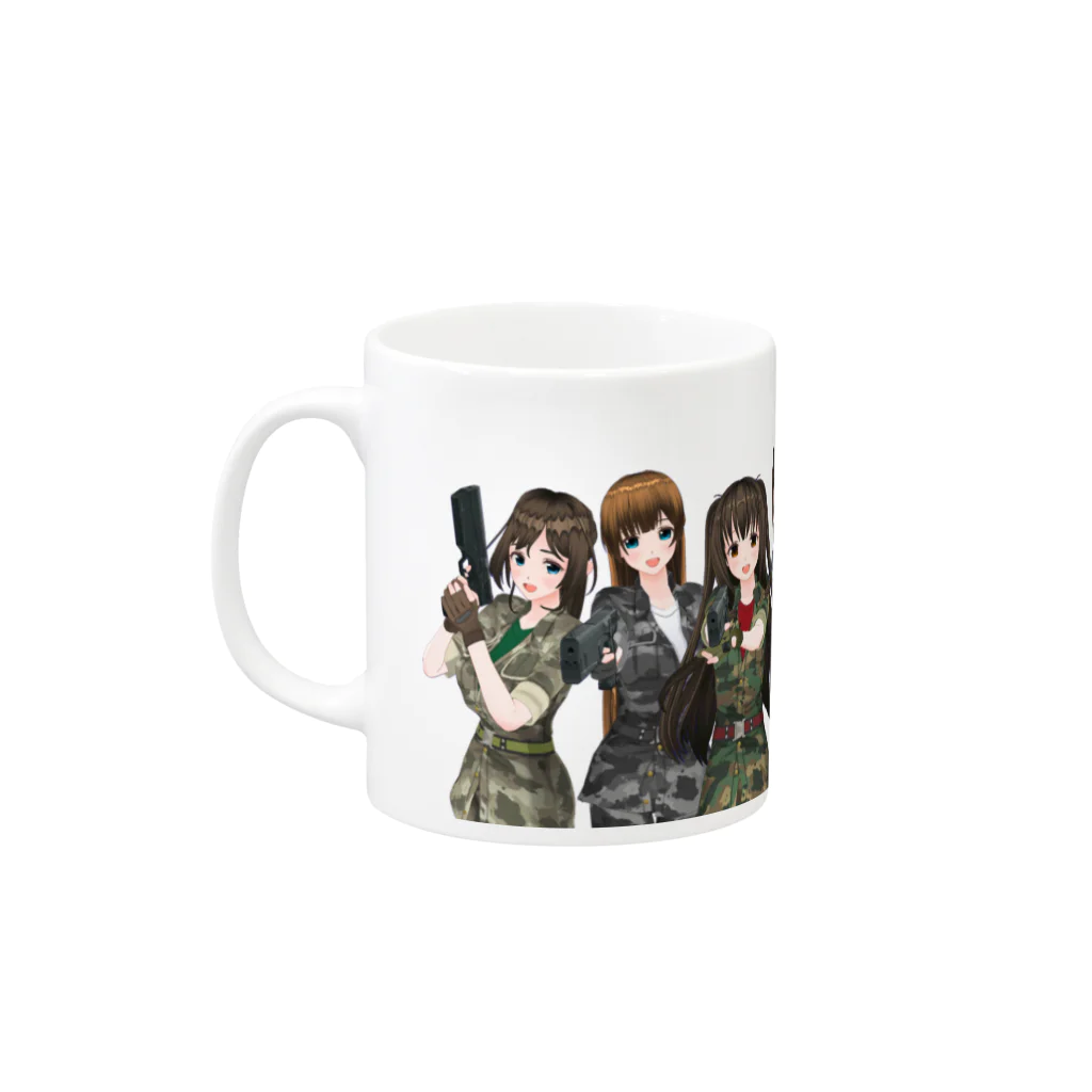 凛護隊　凛ちゃんショップの凛護隊マグカップ Mug :left side of the handle