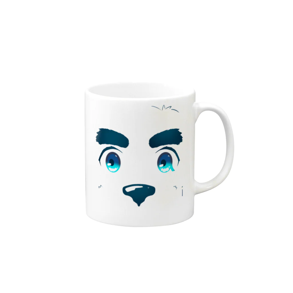 hajiro_mogamiのもがみのコップ Mug :right side of the handle