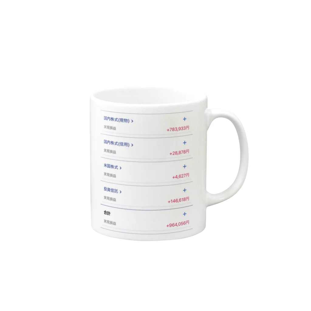 実現損益 / 5号館 ( BBOSS )のマグカップ通販 ∞ SUZURI（スズリ）