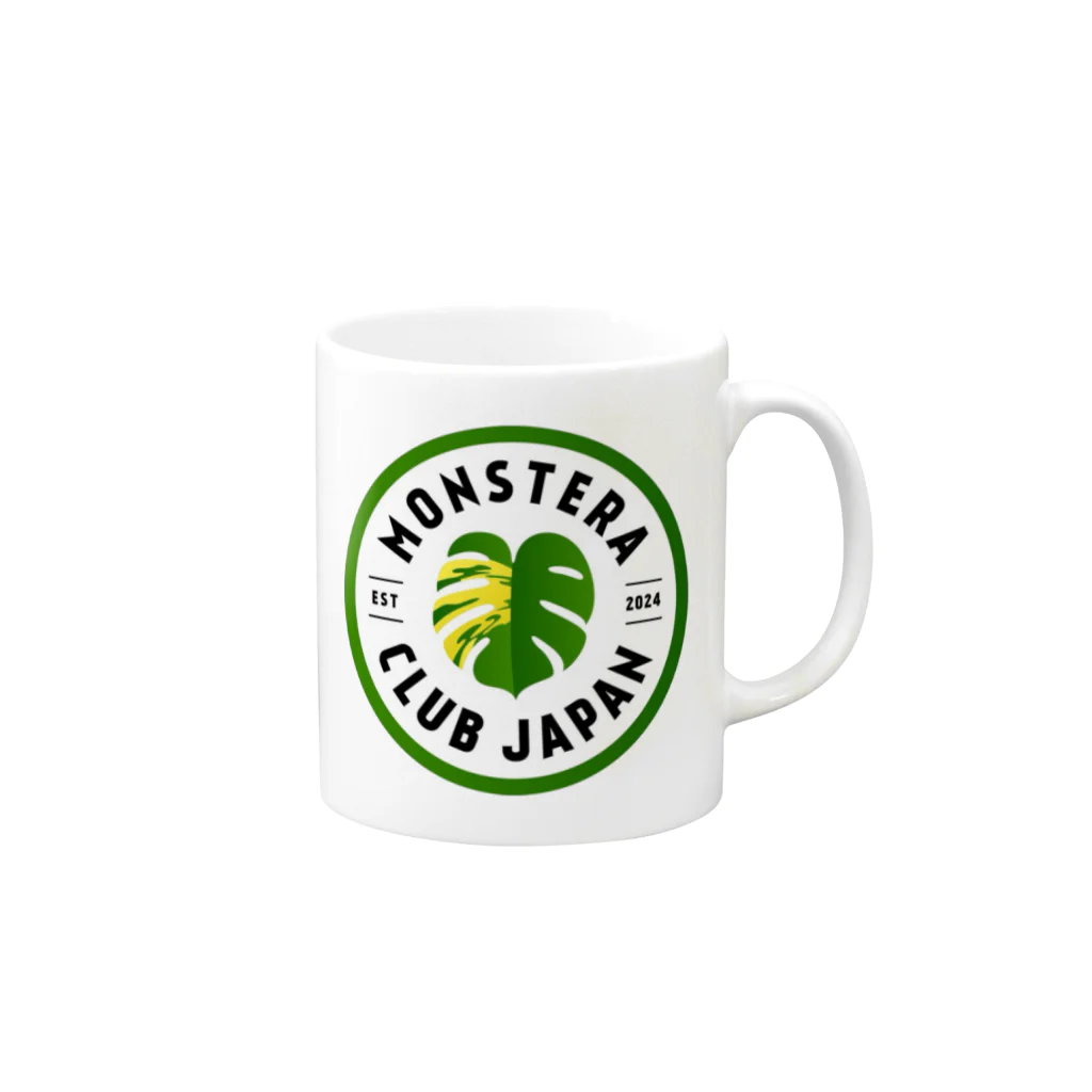 MonsteraのMonstera Club Japan ロゴグッズ Mug :right side of the handle