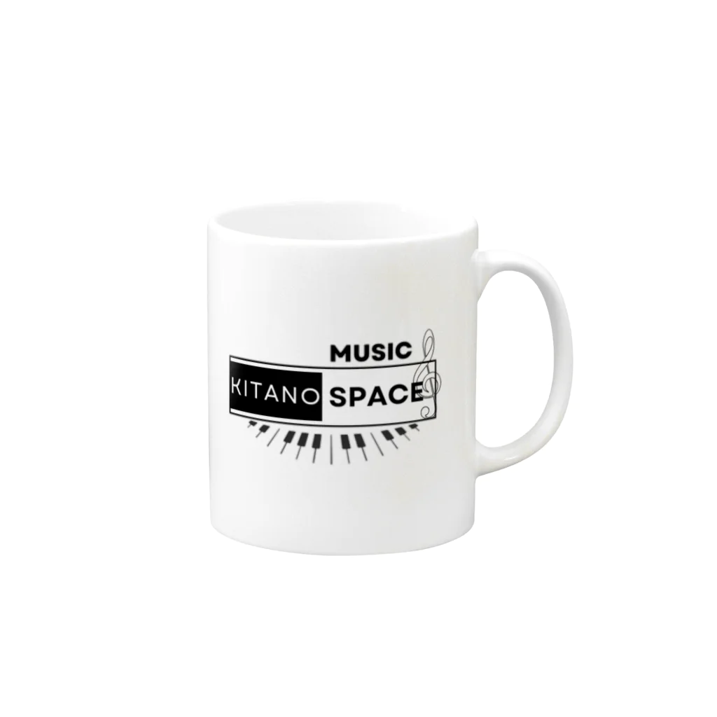 niconicosmileのKITANO MUSIC SPACE Mug :right side of the handle