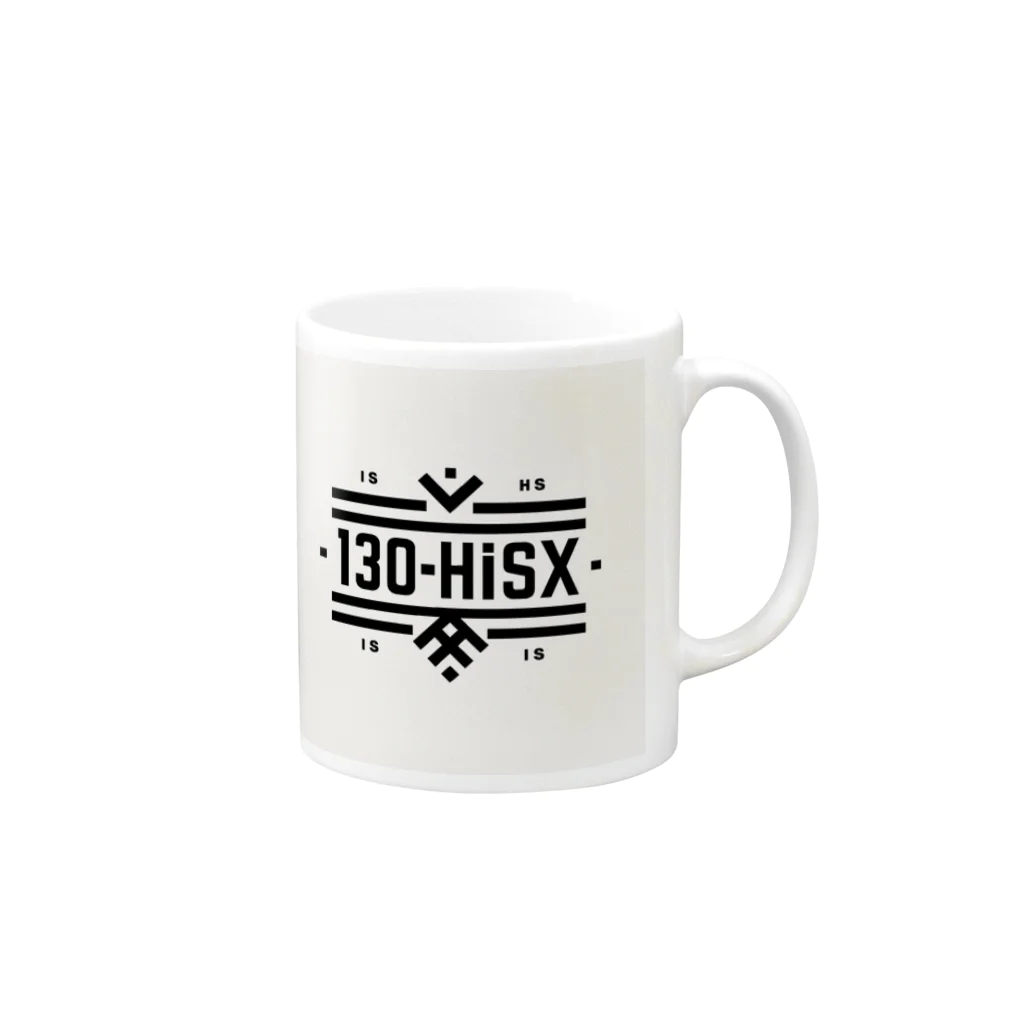 130-HISX(130-ヒスエックス)の130-HiSX(130-ヒスエックス) Mug :right side of the handle