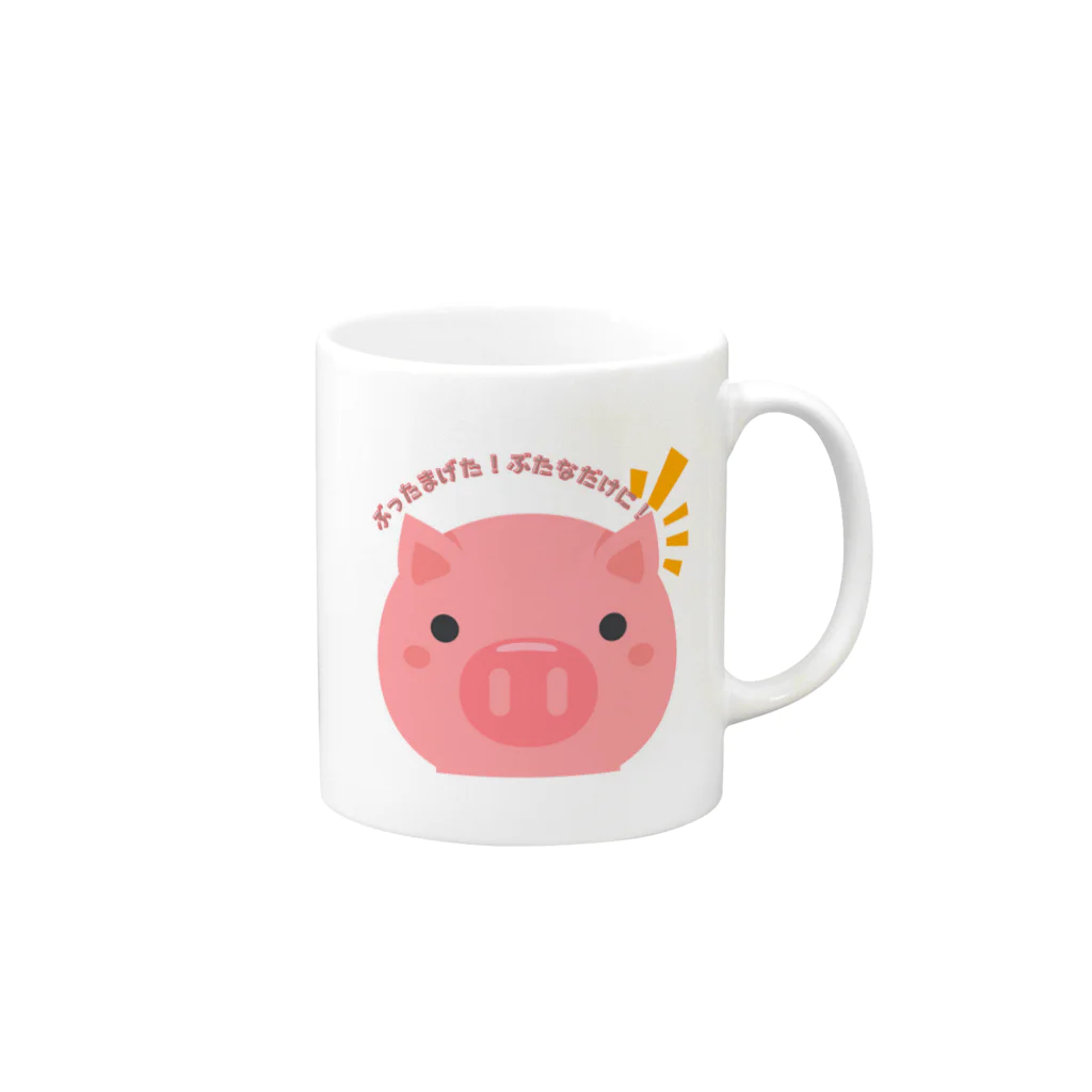 Dorami-11のアニマルズ Mug :right side of the handle