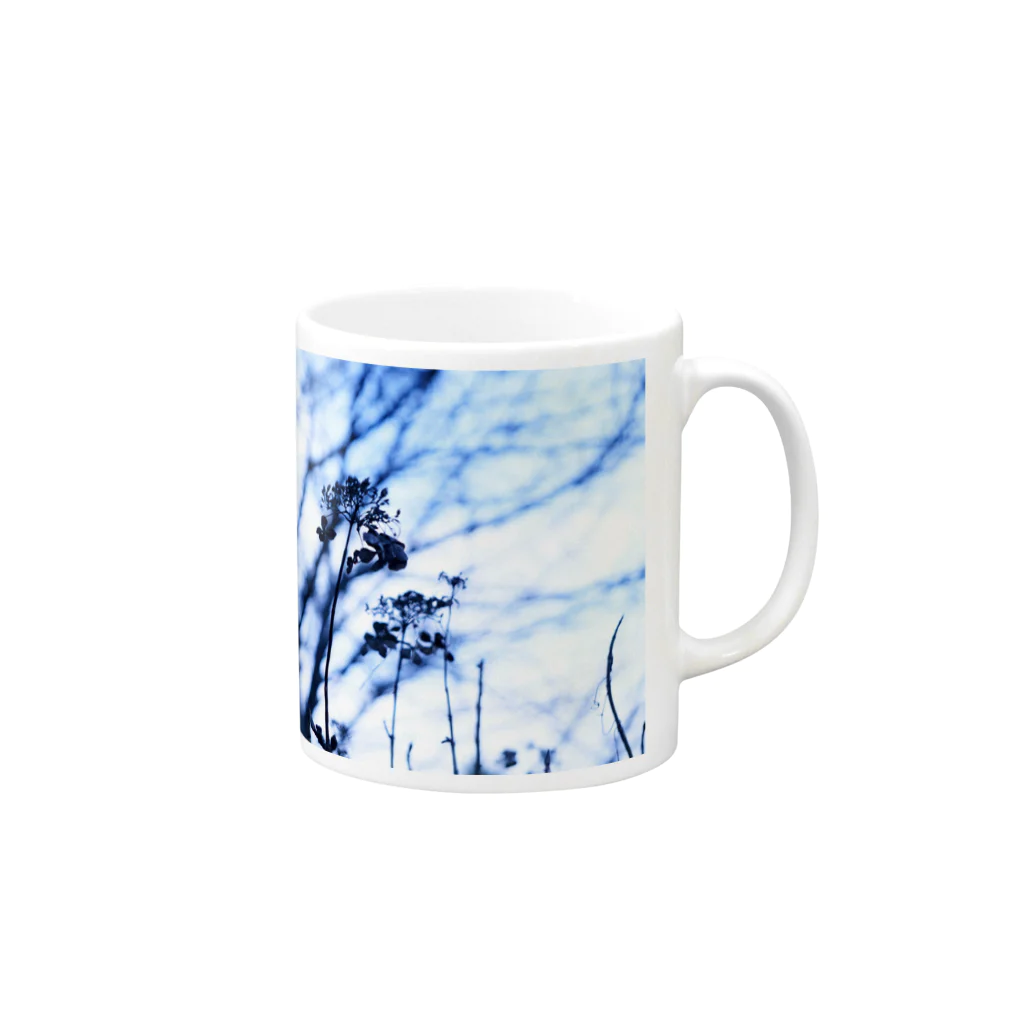 ▶︎▷蒼( sou )のわたしの中にはまだ残ってる Mug :right side of the handle