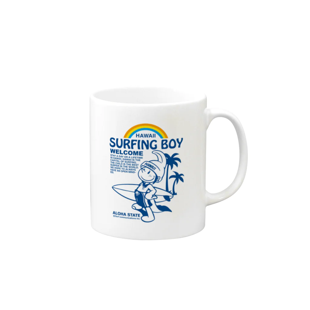 Surfing Boy ShopのSurfingBoyオリジナルグッズ Mug :right side of the handle