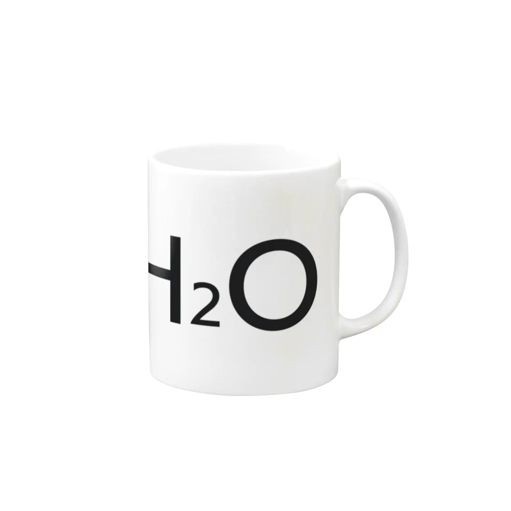 総戦研オフィシャルショップの水マグカップ Mug :right side of the handle