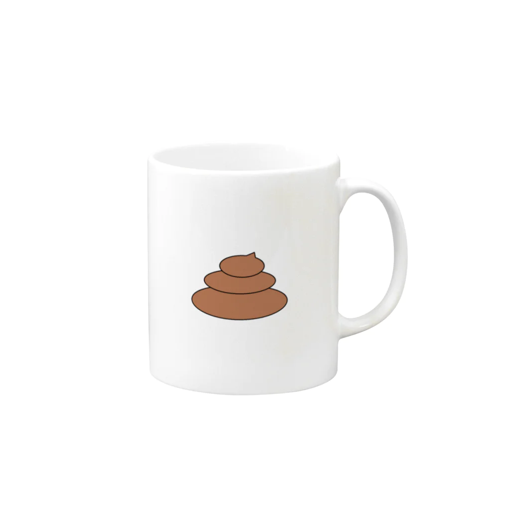 sakanonの圧倒的なうんち Mug :right side of the handle