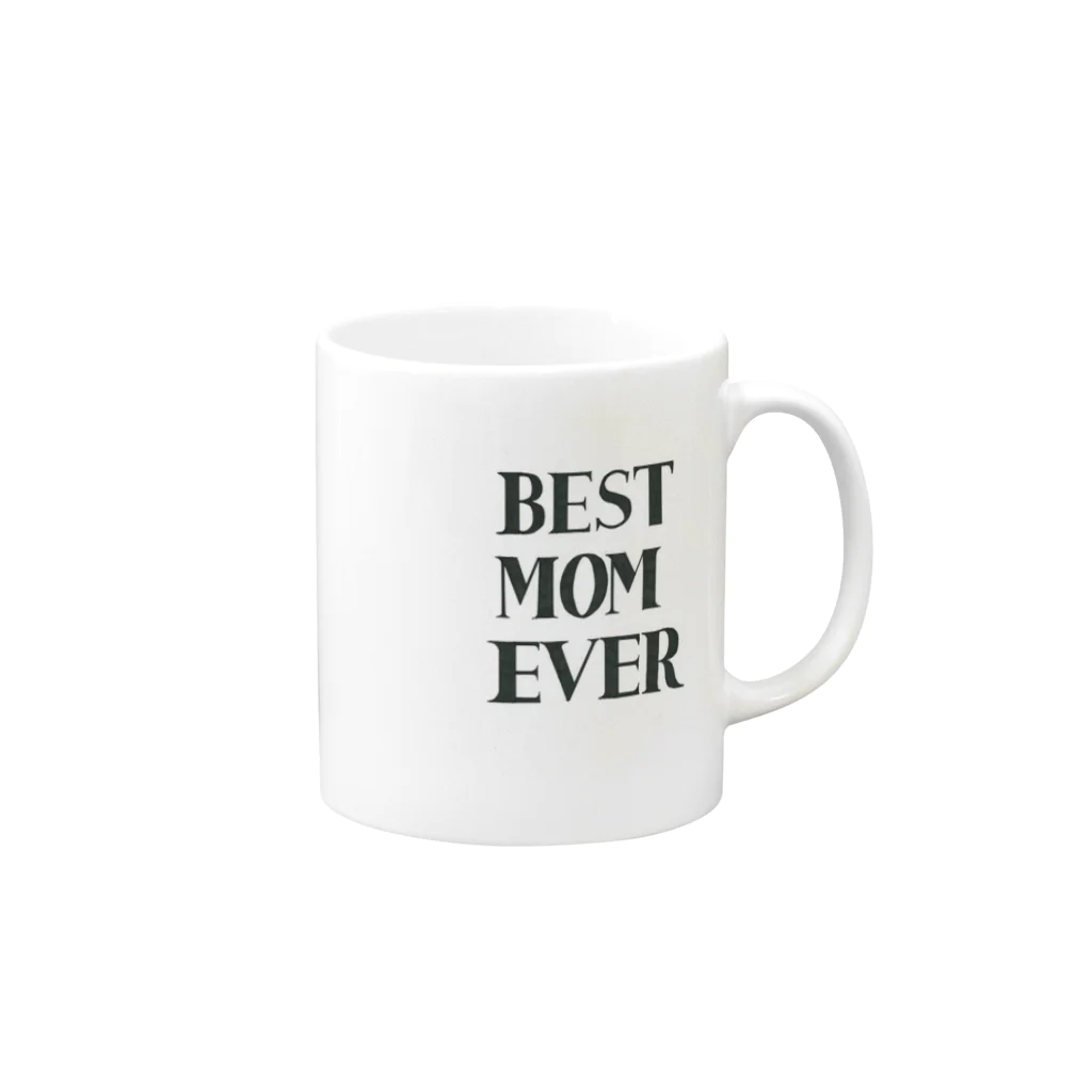 ArukasのBest Mom Ever  Mug :right side of the handle