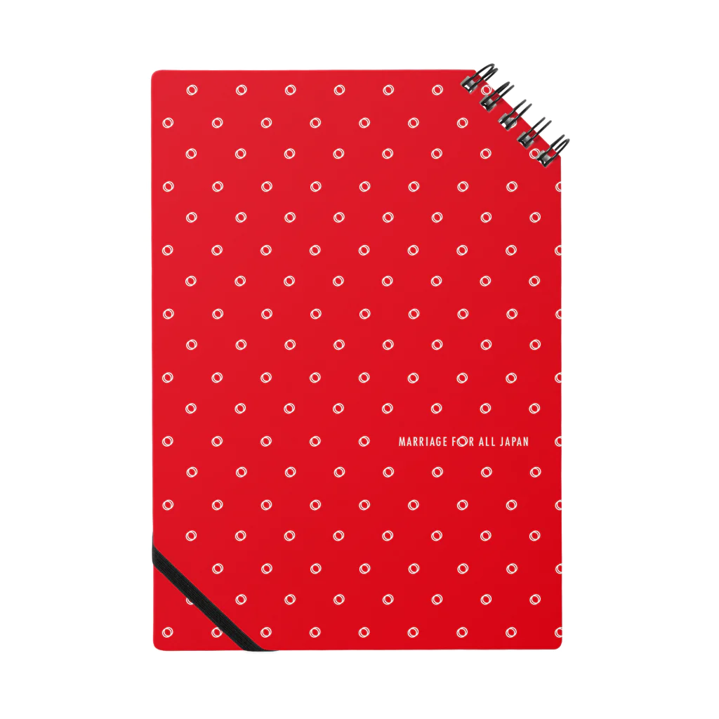 マリフォー応援グッズ販売サイトのMarriageForAllJapanノート1 Notebook