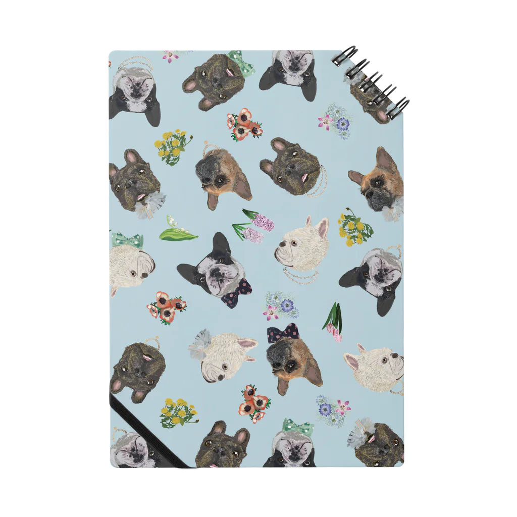 noe_to_meg (ノエとめぐ)の2022春フレブル服non.booコラボノート【パステルブルー】 Notebook