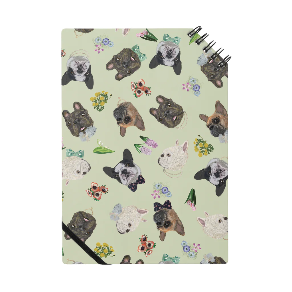 noe_to_meg (ノエとめぐ)の2022春フレブル服non.booコラボノート【パステルグリーン】 Notebook