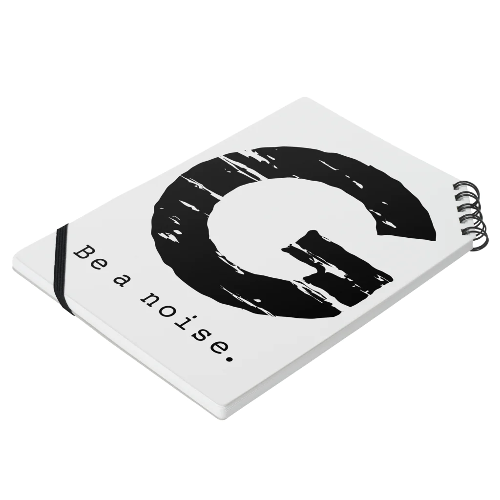 noisie_jpの【G】イニシャル × Be a noise. Notebook :placed flat