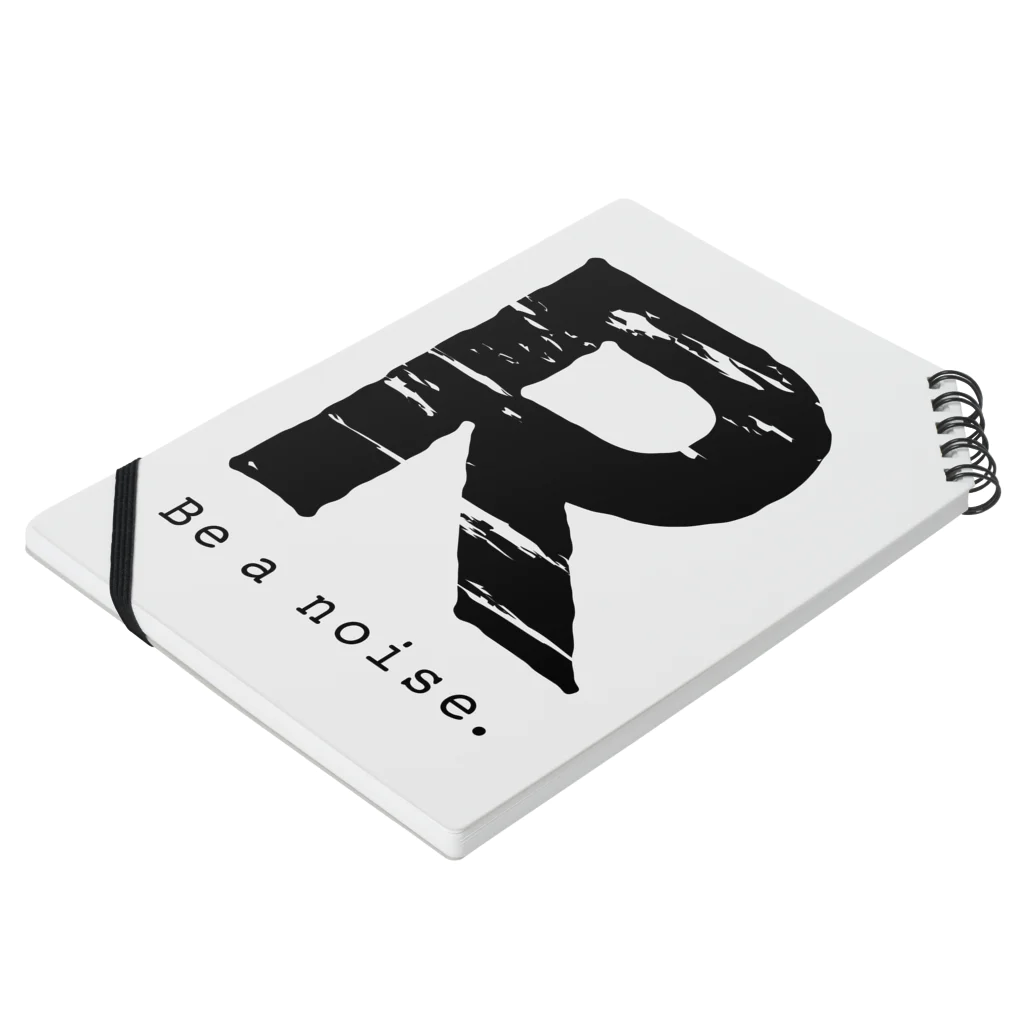noisie_jpの【R】イニシャル × Be a noise. Notebook :placed flat