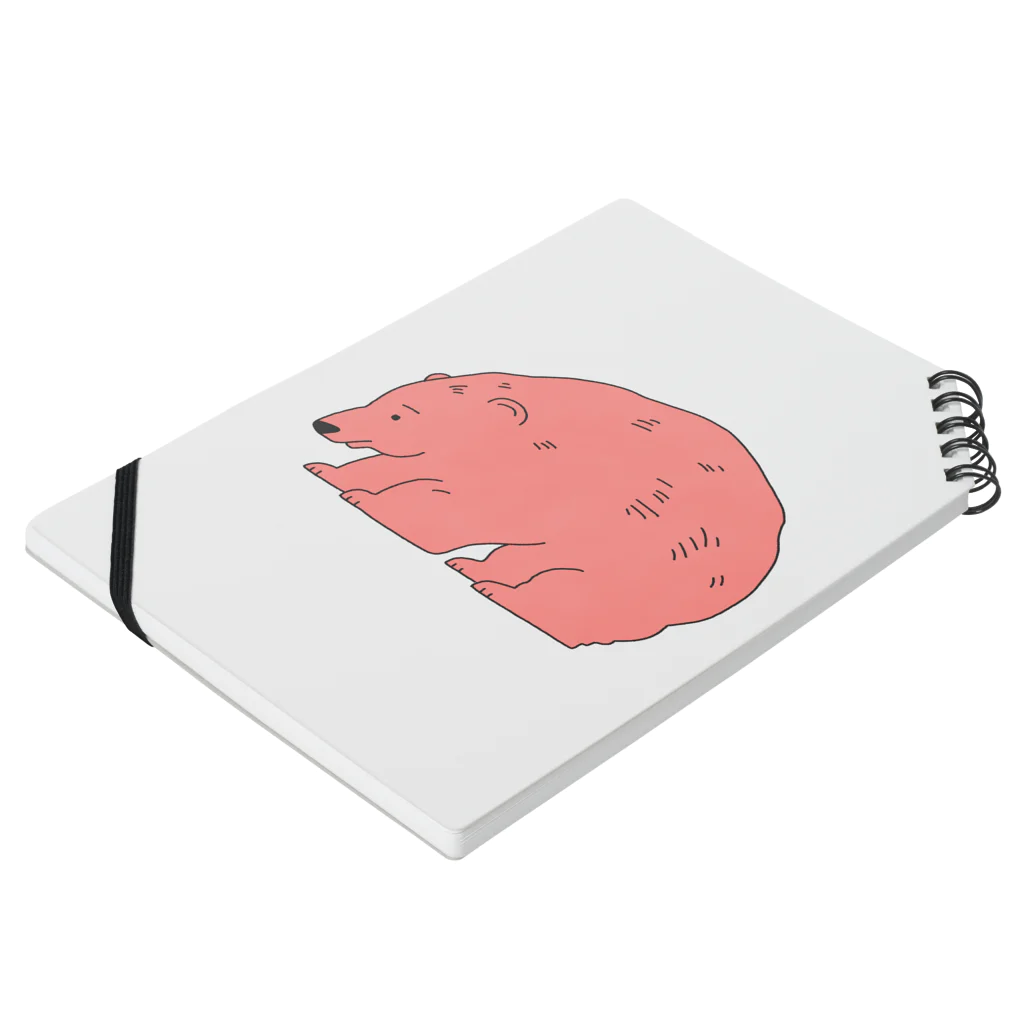 たにみちみさきのあかいくま Notebook :placed flat