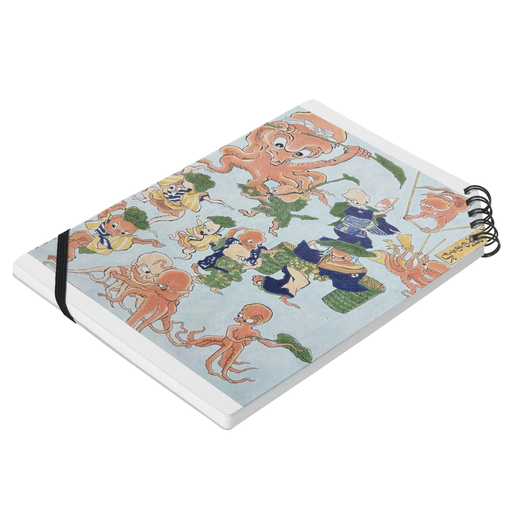 maho8042のたこちゃん Notebook :placed flat