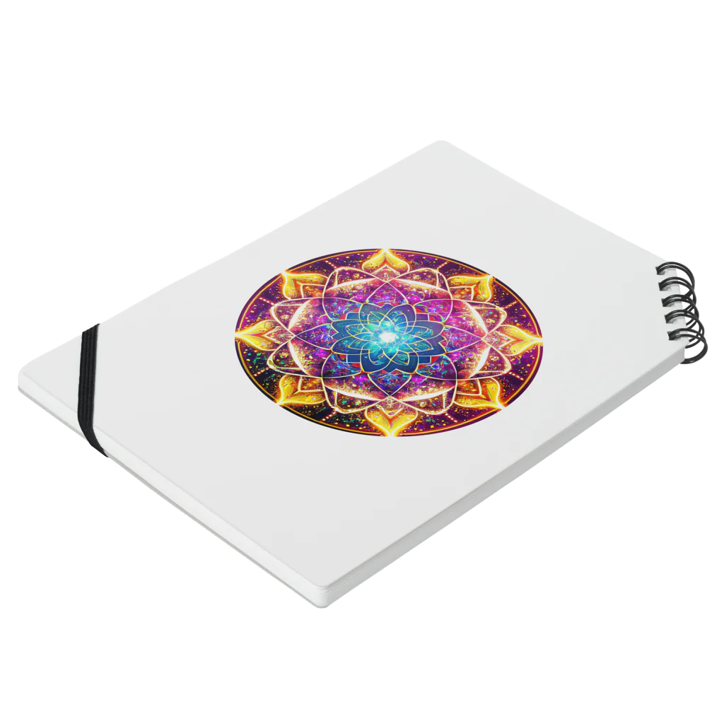 WADATEN SUZURIの宇宙曼荼羅UM003 Notebook :placed flat