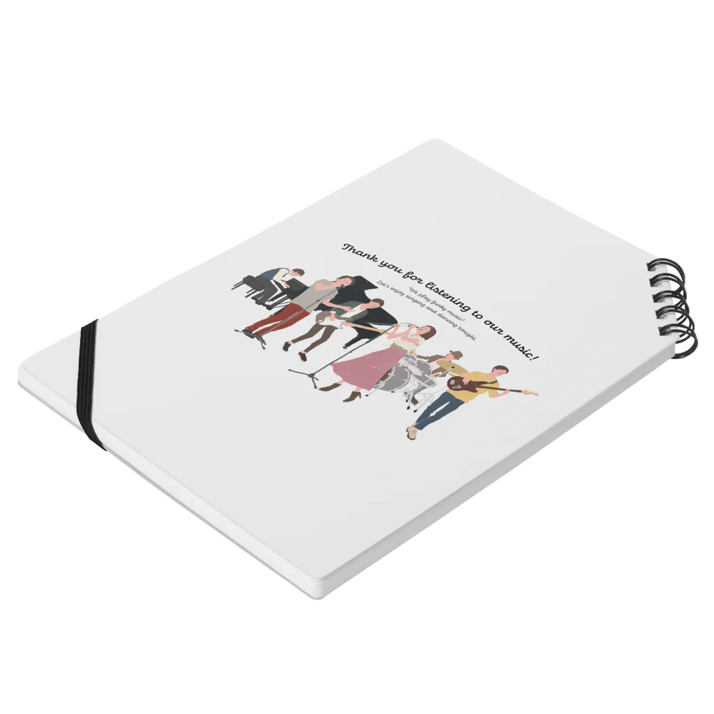 osunariのlove music Notebook :placed flat