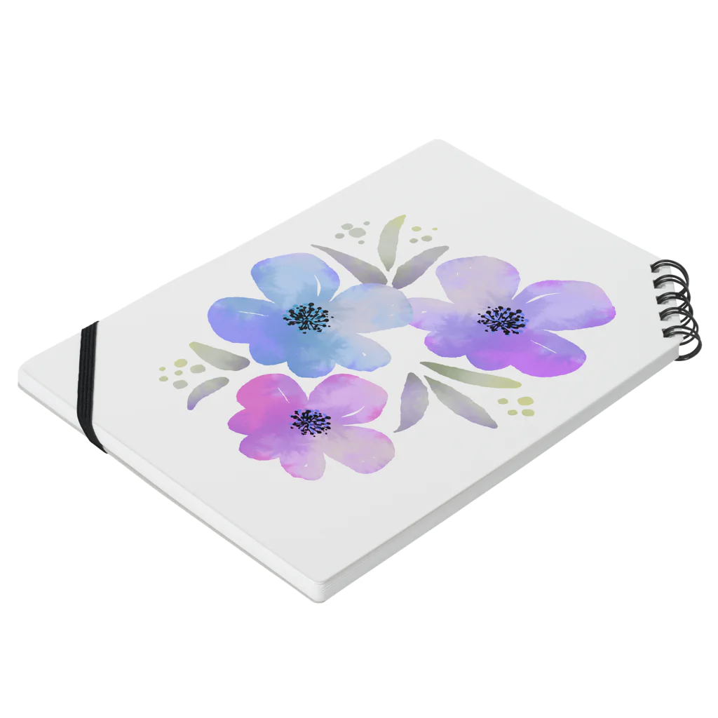 デジ花アートのデジ花アート Notebook :placed flat