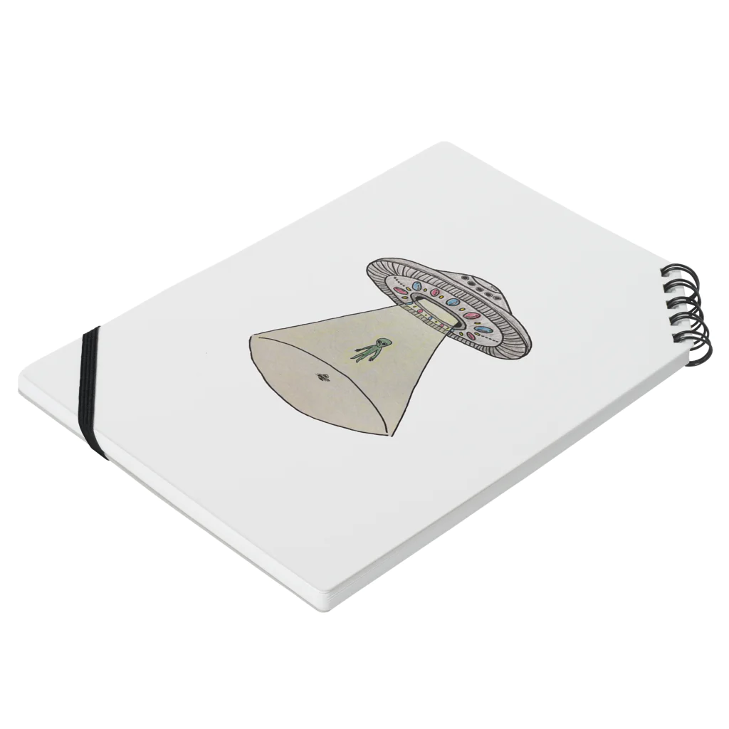 サユリアリティネオ🛸のUFOから宇宙人 Notebook :placed flat